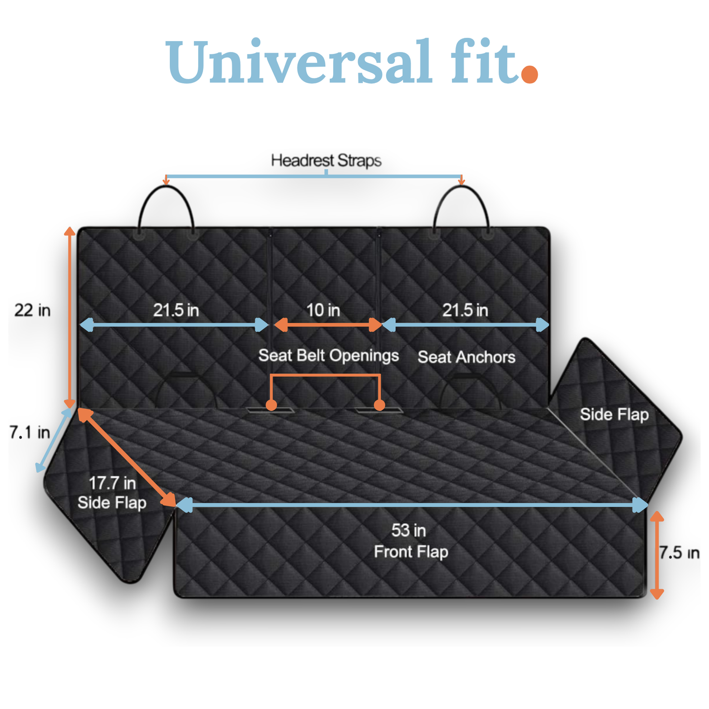 Pawluna - Dog Car Seat Cover